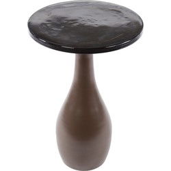 Bijzettafel Eclipse Druppel Koper M - Giga Meubel