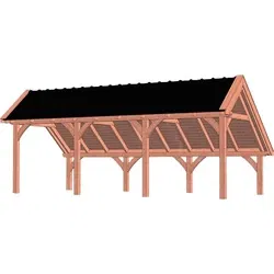 Trendhout douglas kapschuur De Hoeve XL, 765 x 380 cm