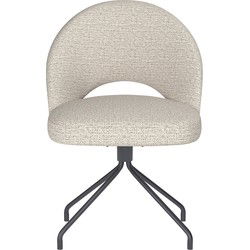 Eetkamerstoel Mick Off-White Spider Swivel - Giga Meubel