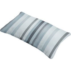 Sierkussen met paspel ca. 30x50 cm Righe grey (4 stuks)