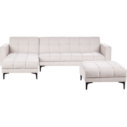 Beliani ALNES - Slaapbank-Wit-Polyester