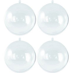 20x Kerstballen om te vullen 10 cm - Kerstbal