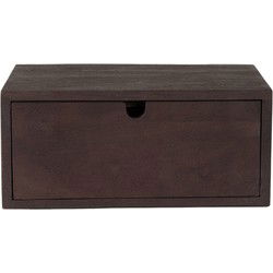 LABEL51 Wanddecoratie Hover - Espresso - Mangohout - 45 cm