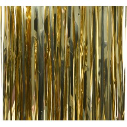 Gordijn pvc l0.10b90h200cm goud