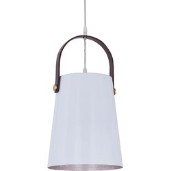 SVJ Hanglamp Rond - 22 x 22 x 44 cm - Metaal - Wit