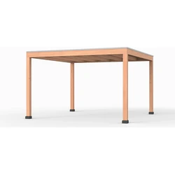 Douglas overkapping 400 x 400, zonder wanden, Westwood Elegant