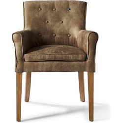 Riviera Maison La Scala Dining Armchair, pellini, coffee
