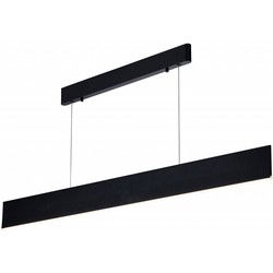 PURE LED pendel lang 120cm 26W zwart