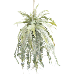 Hoyz Greenery - Kunst hangplant Frosted Varen op bal 97 cm