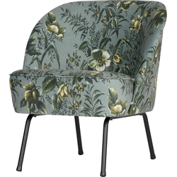 BePureHome Vogue Fauteuil - Fluweel - Poppy Grijs - 69x57x70