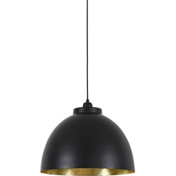 Light&living Hanglamp Ø45x32 cm KYLIE zwart-goud