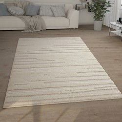 Laagpolig Vloerkleed - Gen - Creme - 200x280 cm