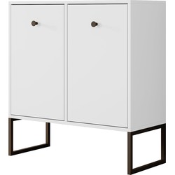 Meubella Dressoir Lyndall - Wit - 77 cm