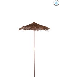 J-line - Parasol Cocobladeren Bruin Small - 150x150x270cm