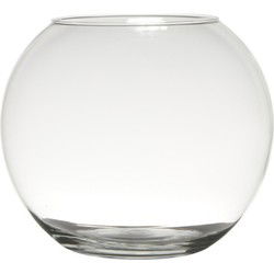 Hakbijl Glass Bol vaas/terrarium - D30 x H23 cm - transparant glas - Vazen
