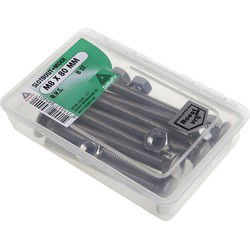 Slotb moer m6x30mm rvs 15st