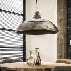 Hanglamp 1-Lichts - Ø80cm - Metaal - Rond - Lamp Industry