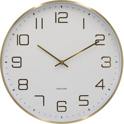 Wall Clock Elegance Glow