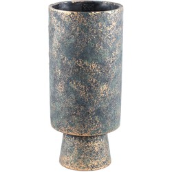 PTMD Mister Bloempot - 20 x 20 x 45 cm - Cement - Zwart