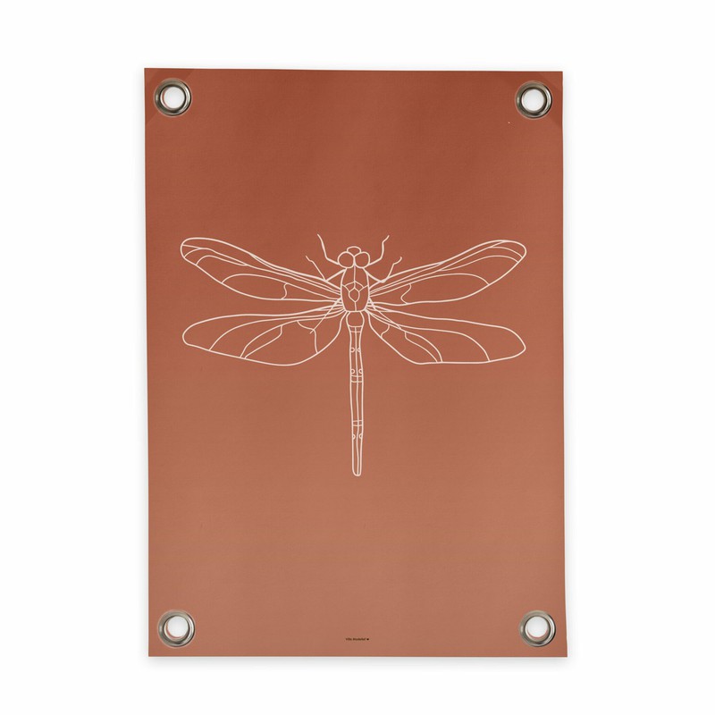 Tuinposter libelle (50x70cm) - 