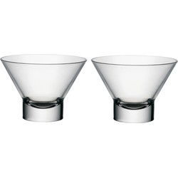 Bormioli Rocco IJs/sorbet coupes op voet - set 4x - glas - 370 ml - IJscoupes