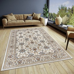 Klassiek vloerkleed - Saraceni Crème/Multi - 80 X 240 CM