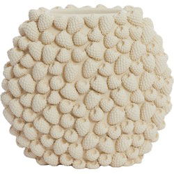 Light & Living - Vaas RASPBERRY - 32.5x18x28.8cm - Wit