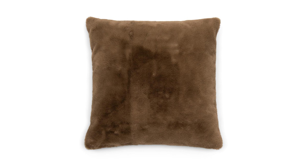 Faux Fur Pillow Cover moss 50x50