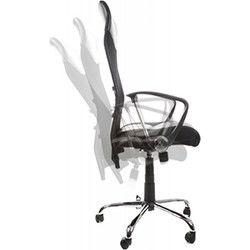 Moderne bureaufauteuil ROMA 52x50x131 cm Zwart