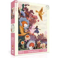 New York Puzzle Company Among Flowers - 500 stukjes