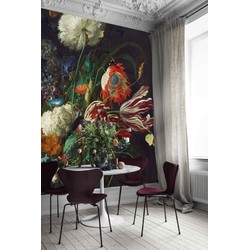 Vliesbehang - De Heem behang bloemen - 347x270 cm