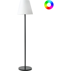 Beliani FONESCA - LED staande lamp voor buiten-Wit-Polypropyleen