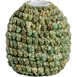 Light & Living - Vaas SHELL - Ø33x37cm - Groen