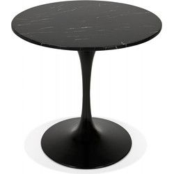 URSUS ronde eettafel 90x90x736 cm Zwart