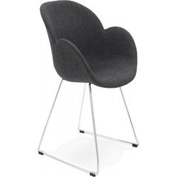 JUMBO design stoel 58x59x87 cm Grijs