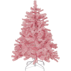 Beliani FARNHAM - Kerstboom-Roze-PVC