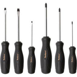 Set met 6 schroevendraaiers