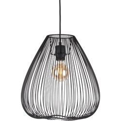 Hanglamp Lucid Wide - Zwart - 35x35x35 cm