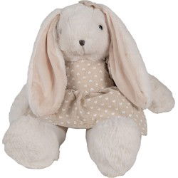 Clayre & Eef Knuffel Konijn Beige Polyester