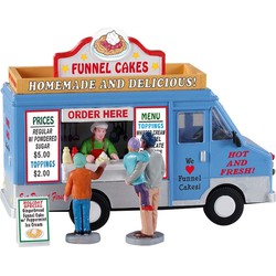 Funnel cakes food truck set of 4