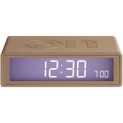 Lexon Clock 2 Flip Wekker - Goud
