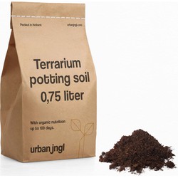 URBANJNGL - Terrarium potting soil - 0.75 liters - With organic nutrition