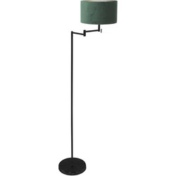 Mexlite vloerlamp Bella - zwart - metaal - 45 cm - E27 fitting - 3890ZW