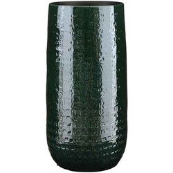 Mica Decorations Floyd Ronde Vaas - H50 x Ø25 cm - Keramiek - Groen
