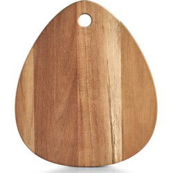 Zeller houten snijplank Druppel vormig - 26 x 30 x 2 cm - Serveerplank - Snijplanken