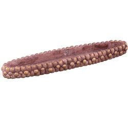 PTMD Schaal Stenley - 75x17x6 cm - Cement - Brons