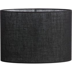 Lampenkap ovaal Sendai - Zwart - 38x17.5x28cm