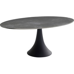 Eettafel Grande Possibilita Black 180x120cm