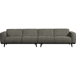 STATEMENT XL 4-ZITS BANK 372 CM STRUCTURE VELVET FROST