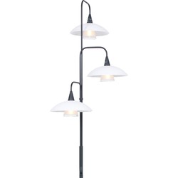 Moderne Vloerlamp Sirius Wit 3-lichts